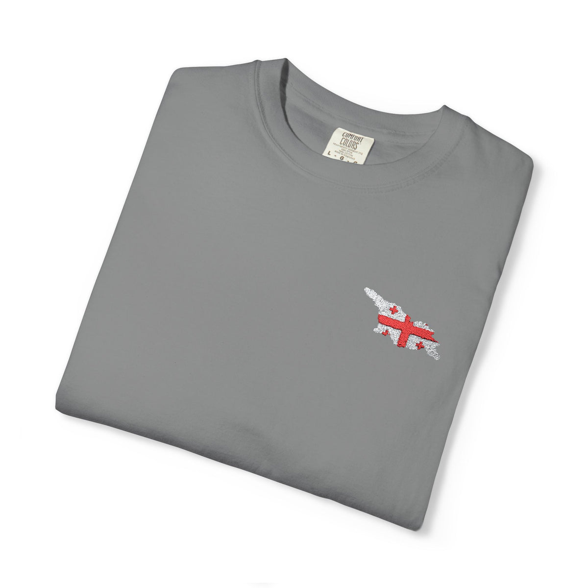 Georgian Flag Chest Pocket T‑Shirt