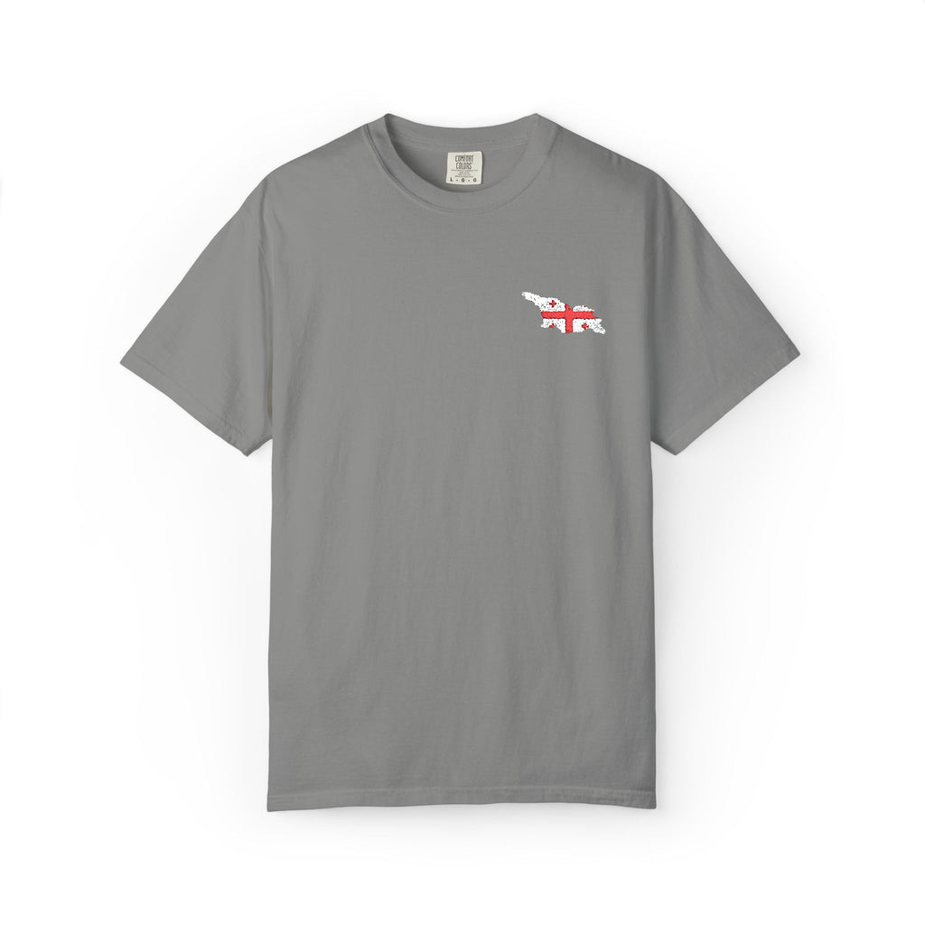 Georgian Flag Chest Pocket T‑Shirt