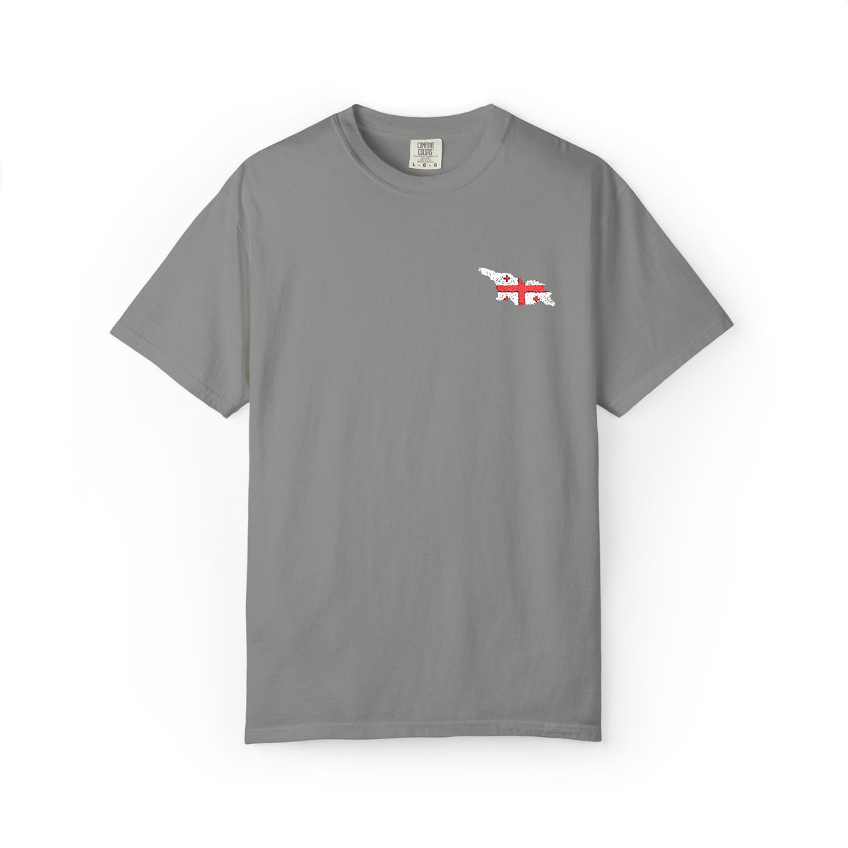 Georgian Flag Chest Pocket T‑Shirt