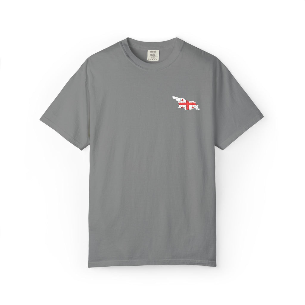 Georgian Flag Chest Pocket T‑Shirt
