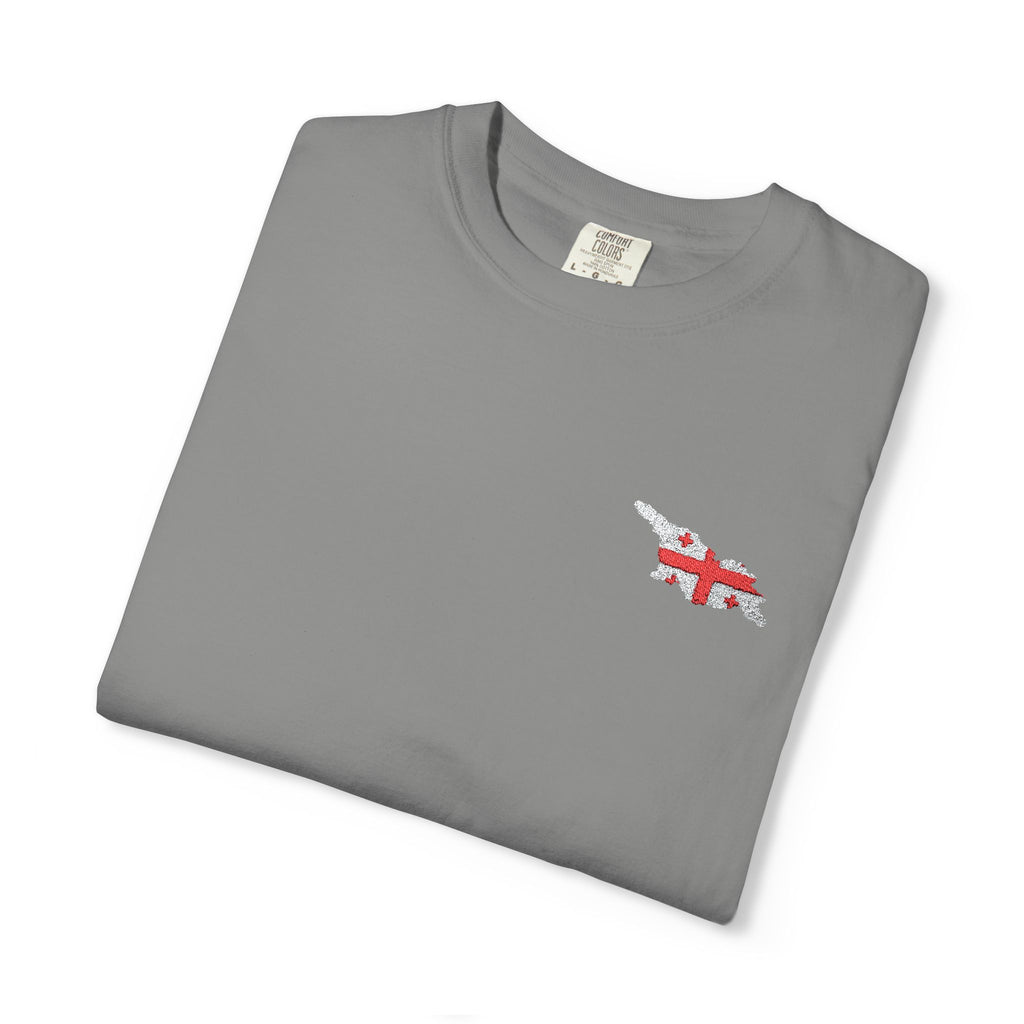 Georgian Flag Chest Pocket T‑Shirt