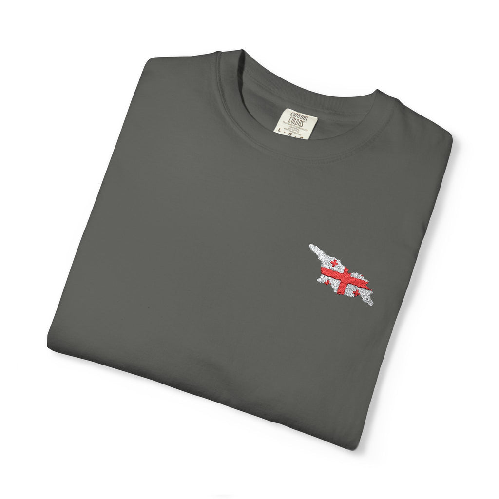 Georgian Flag Chest Pocket T‑Shirt